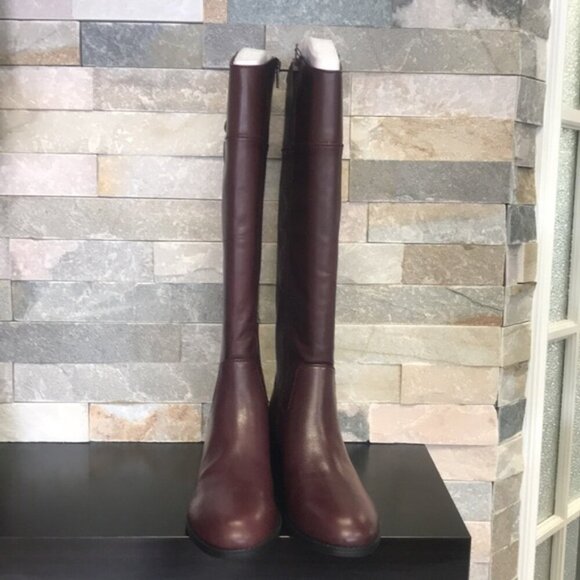 Alfani Bexleyy Women's Riding Leather Boots - Picture 3 of 12